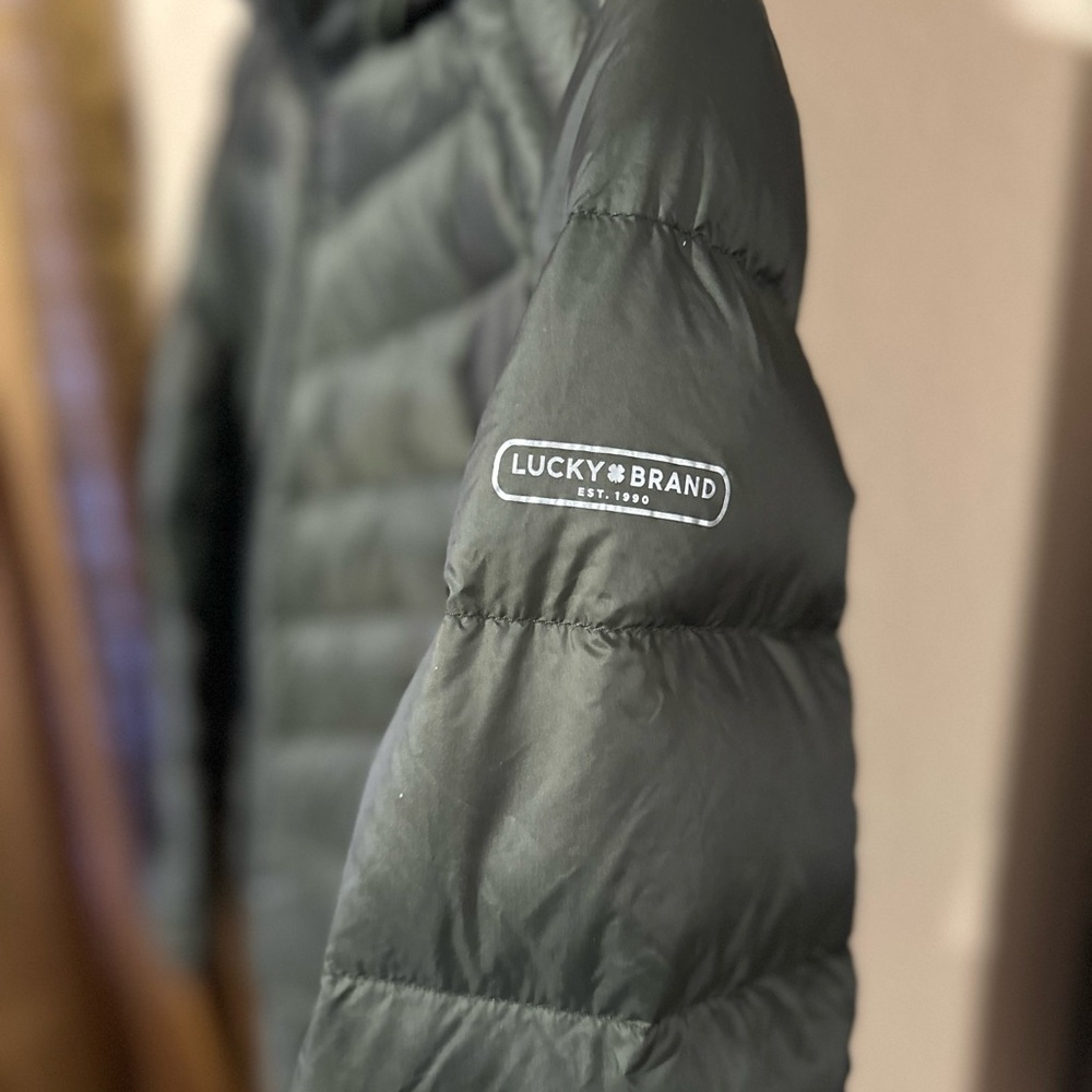 Lucky Brand Olive Quilted Jacket